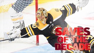 Great Saves of the Decade  20102019  NHL [upl. by Nodnnarb]