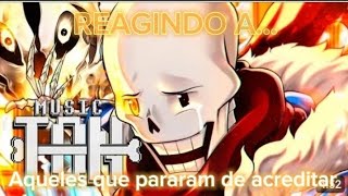 Gacha life react Acreditar  Disbelief Papyrus Undertale AU  Papyrus Da Batata [upl. by Cestar507]