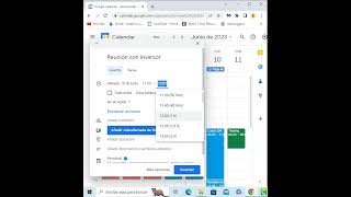 Crear un evento en calendario de Google [upl. by Anelim425]