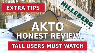 Hilleberg Akto Tent  Honest Review [upl. by Doralyn]