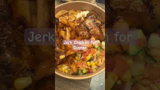 Jerk Chicken for Dinner so good [upl. by Haroppiz]