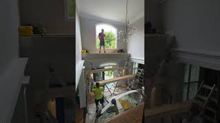 Heres a Time Lapse video of a giant Infinity from Marvin Fiberglass window being installed [upl. by Idak]