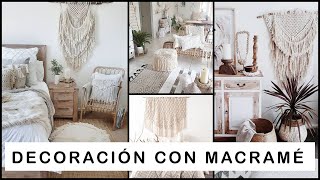 Ideas y tendencias de macramé 2021 Decora tu casa con macramé [upl. by Nitsid412]