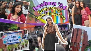 Freshers day24 vlog  Gargi college  Delhi University  2024 gargicollege DU freshersday [upl. by Canada422]