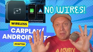 Wireless Apple CarPlayAndroid Auto Adapter Review  Effortless Connection for Your Vehicle [upl. by Neyu]