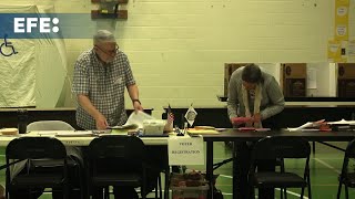 Primarias en New Hampshire se abren los puestos de votación [upl. by Shelby]