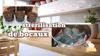 stérilisation de bocaux pour de longues conservations daliments périssable [upl. by Noired]