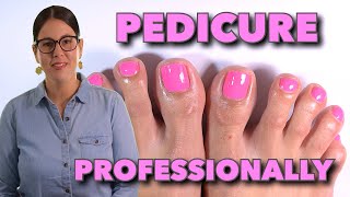 The Professional Pedicure A Proper Salon Pedi ENG [upl. by Eitsym925]