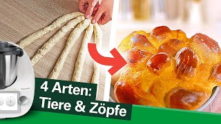 Oster Hefezopf Rezept DAS kannst du draus machen [upl. by Mckee]