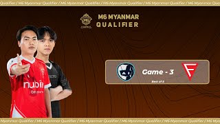 Game  3 AI ESPORTS vs FALCON ESPORTS  M6 Myanmar Qualifier [upl. by Ylrebmek]