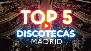 ESTAS DISCOTECAS son las 5 MEJORES de ESPAÑAMADRID [upl. by Turne]