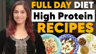 Full Day of Eating  High Protein Veg Diet Plan for Weight Loss  By GunjanShouts [upl. by Holden]