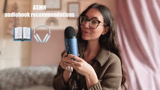 ASMR audiobook recommendations 📖🎧 gum chewing with clicky whispers [upl. by Novihs450]