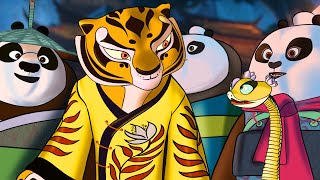 Kung Fu Panda Secrets of the Scroll Tigress Recruits the Four Warriors [upl. by Enialehs]