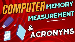 Units of Computer Memory Measurements  Byte KiloByte MegaByte GigaByte TeraByte PetaBte etc [upl. by Auqinet]