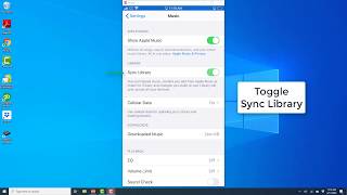 Turn on Sync Library in Apple Music [upl. by Eddi807]