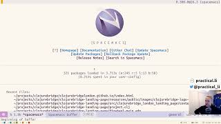 Spacemacs  updating Spacemacs in Spacemacs [upl. by Rodolphe578]