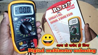 Haoyue MAS830L Multimeter Review and Unboxing How to Use a Multimeter [upl. by Lexerd223]