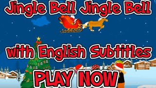 Jingle Bell Jingle Bell with English Subtitles  Nursery Rhymes  Kids Rhymes [upl. by Eyar]