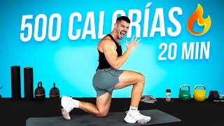 🔥 QUEMA MUCHAS CALORÍAS con este CARDIO HIIT de 20 MIN  Ejercicios en CASA para BAJAR DE PESO [upl. by Sparkie162]