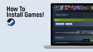 How to Install Games on STEAM easy [upl. by Gagliano]