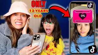 8 YEAR OLD REACTS TO SISTERS TIK TOKS EXPOSED  Familia Diamond [upl. by Cecily]