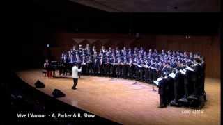 Vive LAmour APaker amp RShaw  SoongSil OB Male Choir [upl. by Liek]