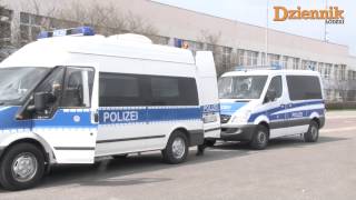 Policjanci z Niemiec w Łodzi [upl. by Mears]