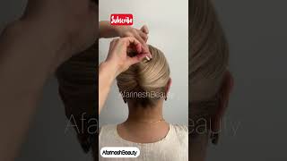 Amazing French Roll with Hair Elastic  EASY TO DO JUST DO IT [upl. by Assira]