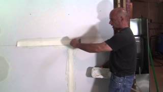 How to tape drywall wall joints using StraitFlex Butt Tape [upl. by Brockwell]