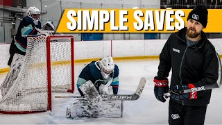 Simple Tracking Drills Explained  Hockey Goalies [upl. by Ralf]