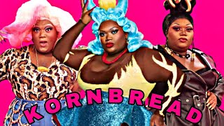 All of Kornbreads Runway Looks  RuPauls Drag Race S14 [upl. by Curson]