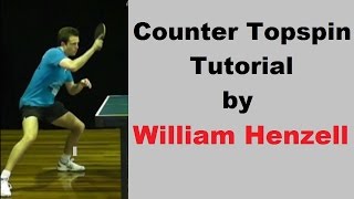 Learn Table Tennis Counter Topspin Loop [upl. by Tindall106]