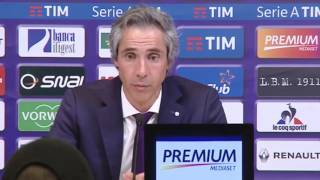 Sousa quotCoro Fiesole Tifosi vanno capitiquot  Giornata 26  Serie A TIM 201617 [upl. by Ocnarf]