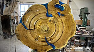 Woodturning  The Butternut Wall Hanging Part Two [upl. by Solracesoj477]