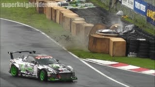 D1GP2012 S15内海選手 クラッシュ Rd3 オートポリス追走ベスト16 2012722 [upl. by Karlise644]