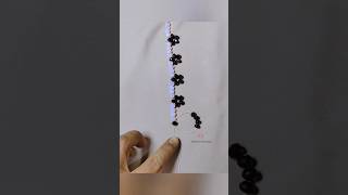 Beads Leg Bracelet Tutorial  membuat gelang kristal bisa untuk gelang kaki beadingtutorial [upl. by Oniotna729]