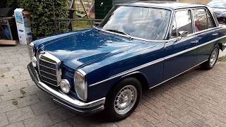 Mercedes 200d w115 start and walkaround [upl. by Siuqaj]