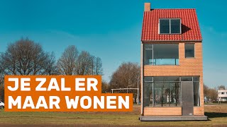 Een draaiend huis op een rotonde in Tilburg [upl. by Anegroeg]