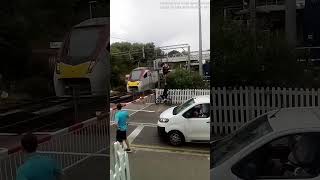 Stansted Express 745106 departs Cheshunt for Stansted Airport [upl. by Forsyth]