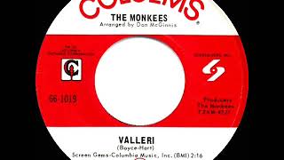 1968 HITS ARCHIVE Valleri  Monkees a 1 recordmono 45 [upl. by Tacklind]