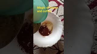 coffee and besan magical mask beauty coffee besan instantglow skinbrightenning youtubeshorts [upl. by Siurad918]