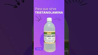 trietanolamina para que sirve 💊 [upl. by Radke512]