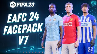 FC 24 FacePack V7 For FIFA23 FREE  Tutorial  TU171 [upl. by Adnilasor]