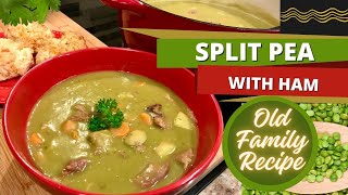 Old Family Recipe EASY Homemade Split Pea Soup with Ham [upl. by Adilem]