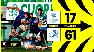 Benetton vs Leinster  Highlights from URC [upl. by Ednutey797]