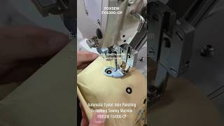 Automatic Eyelet Hole Punching Bartacking Sewing Machine [upl. by Aicinad]