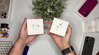 Unboxing AirPods 4  BOTH models [upl. by Retxed]