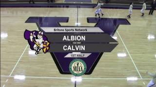 Albion College mens basketball vs Adrian Jan 14 2017 [upl. by Enella]