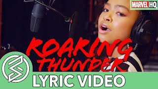 quotRoaring Thunderquot by Navia Robinson  Marvel Rising Playing With Fire  LYRIC VIDEO [upl. by Ehudd942]